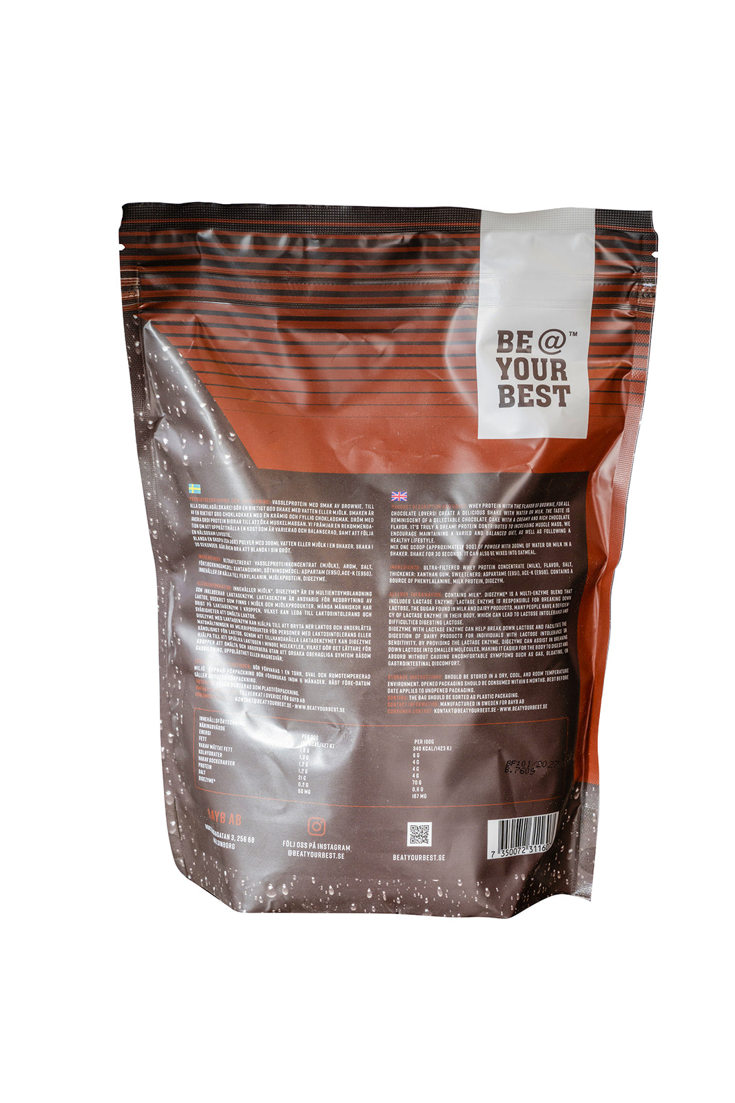 Vassleprotein Brownie