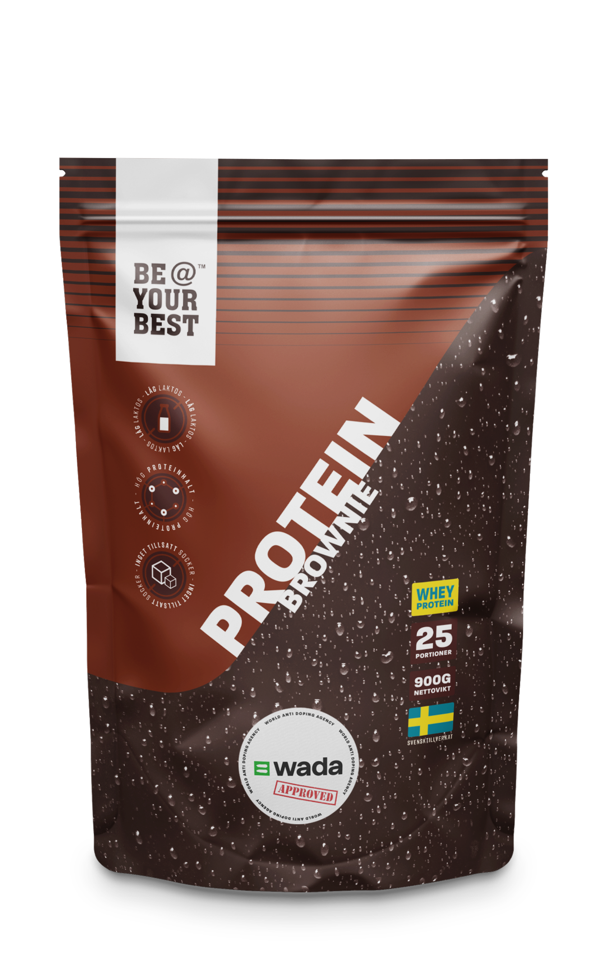 Vassleprotein Brownie